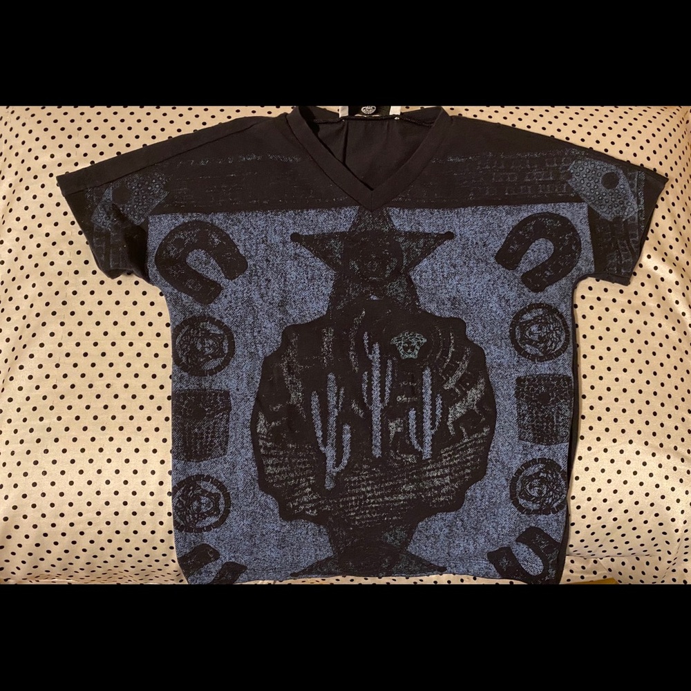 Boys young Versace v-neck t-shirt